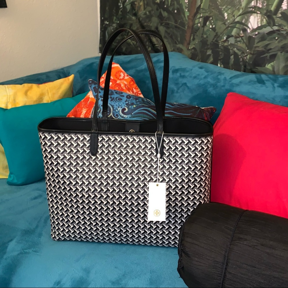 No longer avail. Tory Burch T Zag Tote - Picture 6 of 9